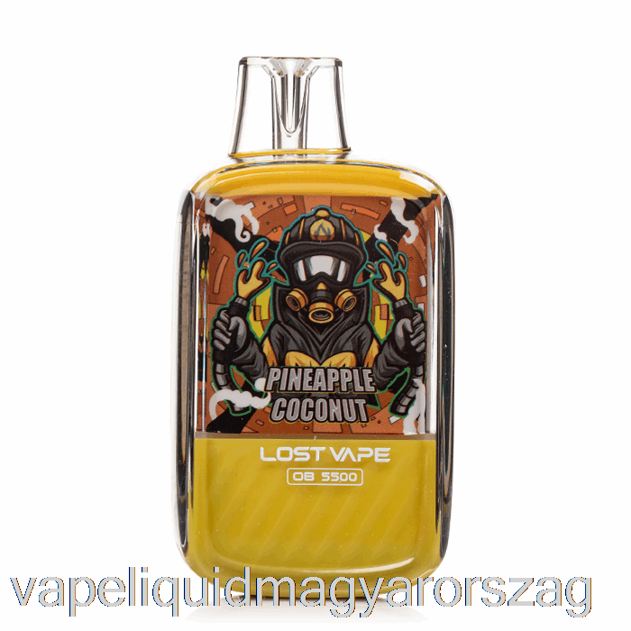 Elveszett Vape Ob5500 Eldobható Ananász Kókuszos Vape Toll